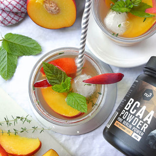 Pfirsich-Mocktail als Post-Workout-Drink Pfirsich-Mocktail als Post-Workout-Drink