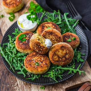 Falafel aus Kichererbsenmehl Falafel aus Kichererbsenmehl