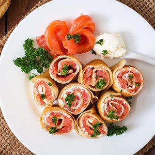 Wraps mit Räucherlachs Wraps mit Räucherlachs