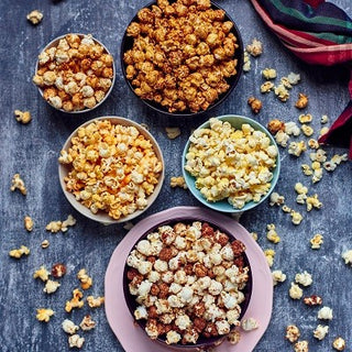 Karamellisiertes Chia-Hanf-Popcorn Karamellisiertes Chia-Hanf-Popcorn