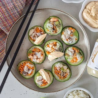 Sushi-Rollen aus Gurke Sushi-Rollen aus Gurke