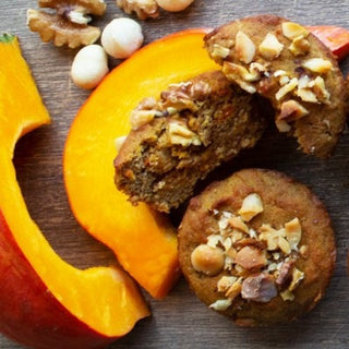 Kürbis-Muffins – Rezept ohne Zucker Kürbis-Muffins – Rezept ohne Zucker
