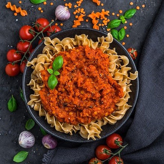 Linsenbolognese vegan und einfach köstlich Linsenbolognese vegan und einfach köstlich