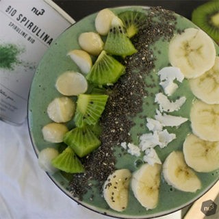 Rezept für Spirulina-Eis Rezept für Spirulina-Eis