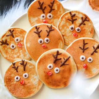 Weihnachtliche Pancakes backen Weihnachtliche Pancakes backen