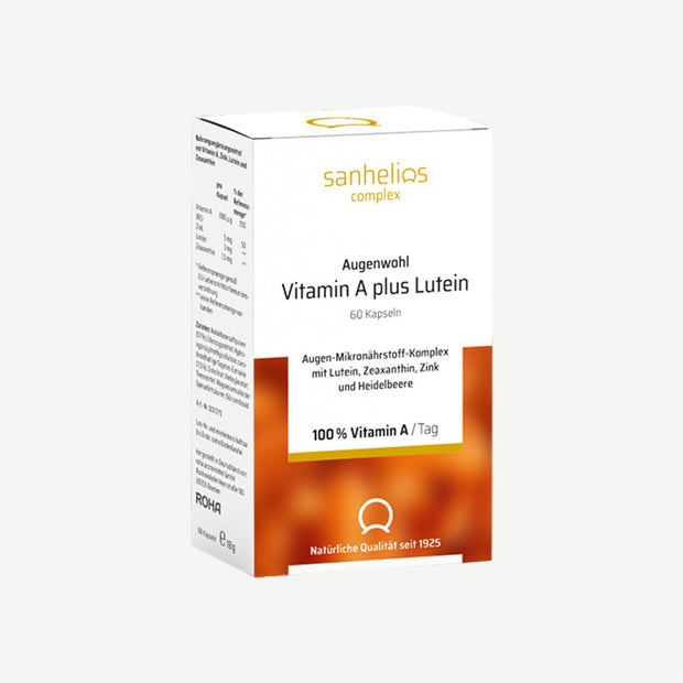 Sanhelios Augenwohl Vitamin A plus Lutein