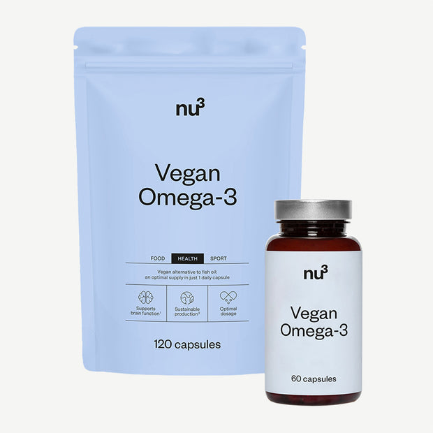 nu3 Omega-3 Algenöl-Kapseln, vegan