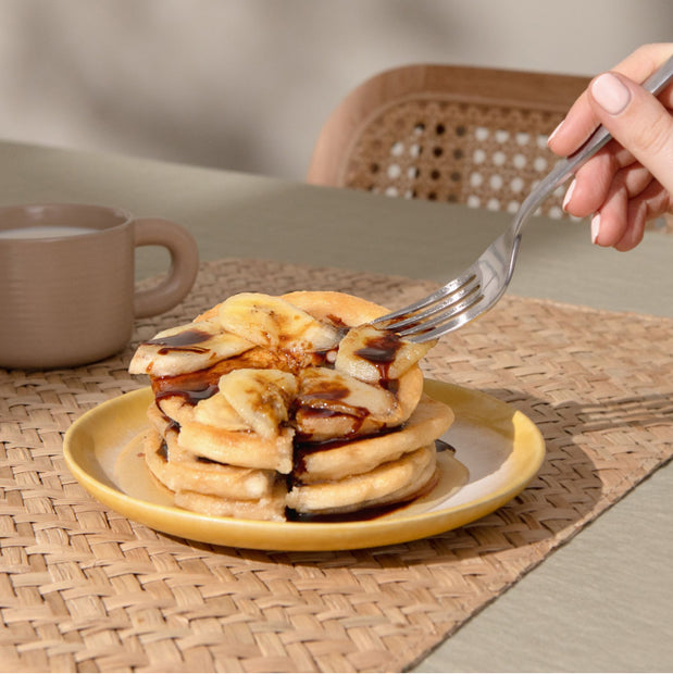 Pancakes mit Banane & Schoko