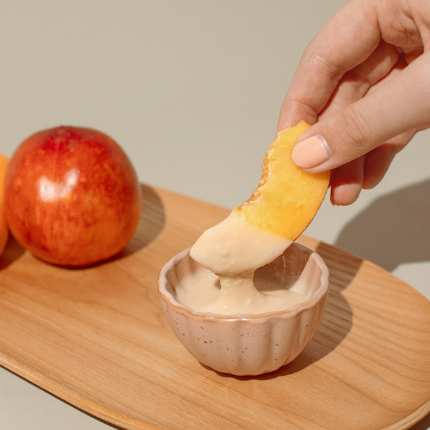 Bio heller Mandelmus als Snack