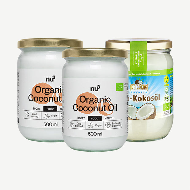 nu3 Bio 2 x Kokosöl + Dr. Goerg Premium Kokosnussöl