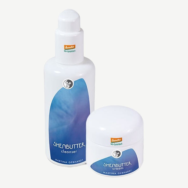 Martina Gebhardt Naturkosmetik Sheabutter reichhaltiges Gesichtspflege-Set