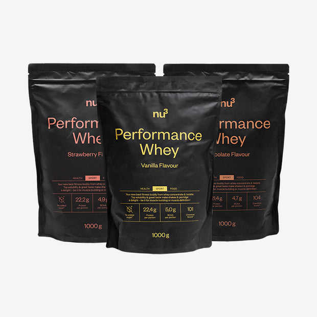 nu3 Performance Whey Protein Trio