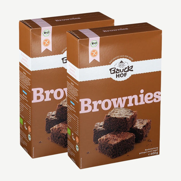 Bauckhof Bio Brownies, Glutenfreie Backmischung