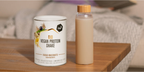 nu3 Bio Vegan Shake Kakao-Macchiato mit fertigem Shake