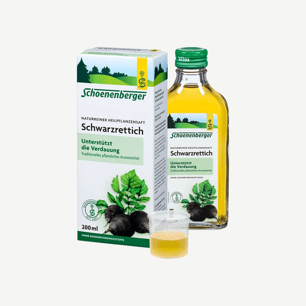 Schoenenberger Schwarzrettich, Saft
