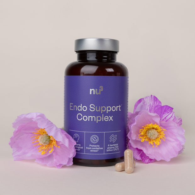 Endo Support Komplex mit zwei Blumen und zwei Kapseln
