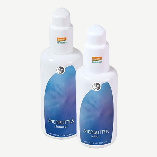 Martina Gebhardt Naturkosmetik Sheabutter leichtes Gesichtspflege-Set