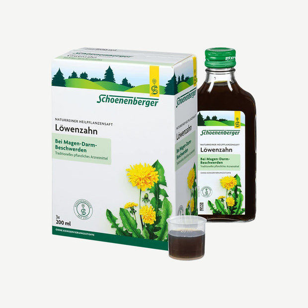 Schoenenberger Löwenzahn, Saft