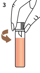 Anwendung der Ampulle - Schritt 3