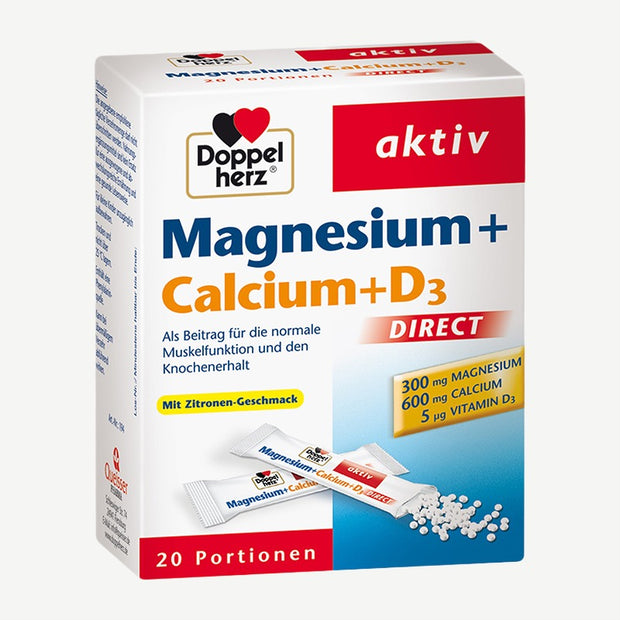 Doppelherz Magnesium + Calcium + D3 Direct