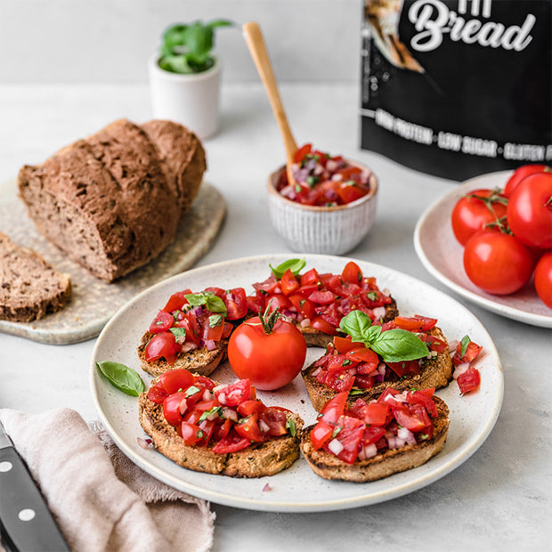 Bruschetta mit frischen Tomaten