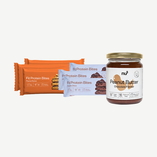 nu3 Fit Protein Bites + nu3 Peanut Butter Chocolate