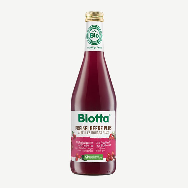 Biotta Bio Preiselbeere Plus, Saft