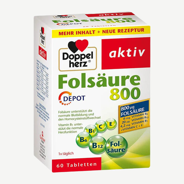 Doppelherz Folsäure 800 Depot