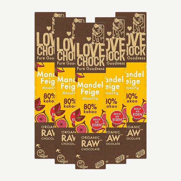 Lovechock rohe Bio-Schokolade Bars