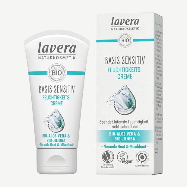 Lavera Basis Sensitiv Feuchtigkeitscreme, Jojoba-Aloe Vera