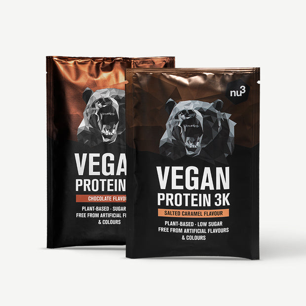 nu3 Vegan Protein 3K Probiergrößen